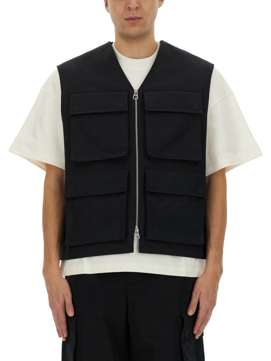 Jil Sander Gilet - Black | Wanan Luxury