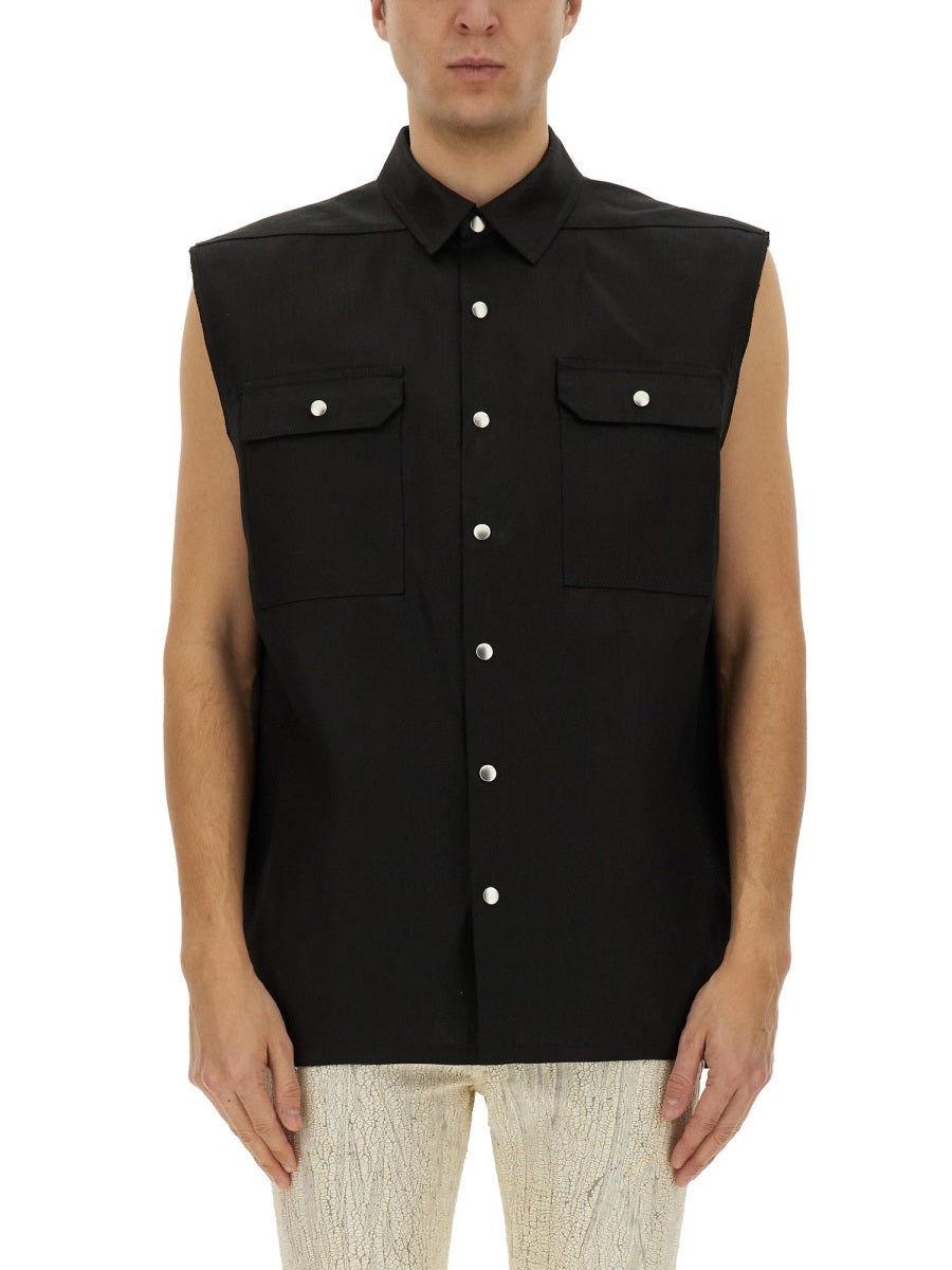 Rick Owens Gilet - Black | Wanan Luxury
