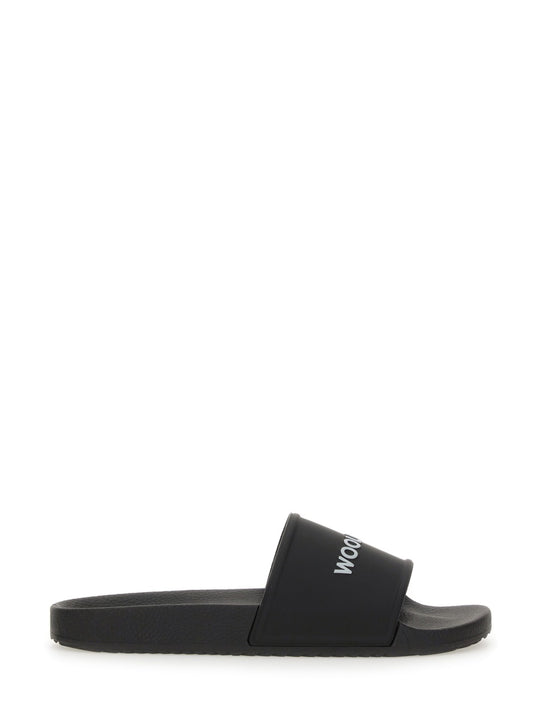 Slide Sandal With Logo