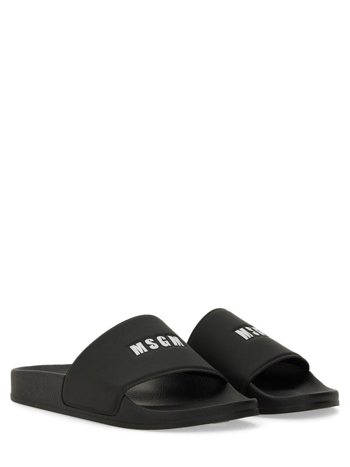 MSGM Sandals - Black | Wanan Luxury