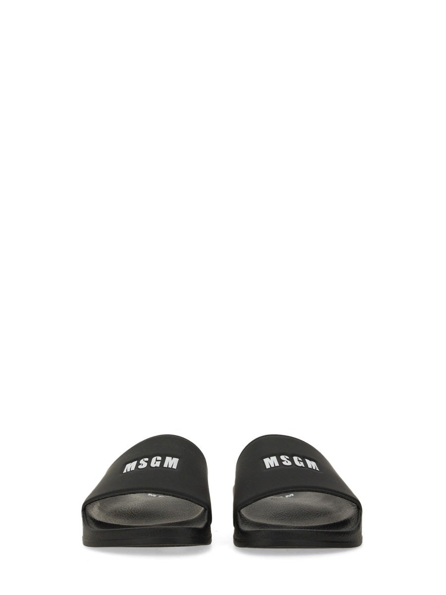 MSGM Sandals - Black | Wanan Luxury