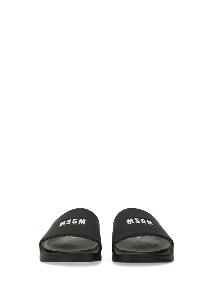 MSGM Sandals - Black | Wanan Luxury