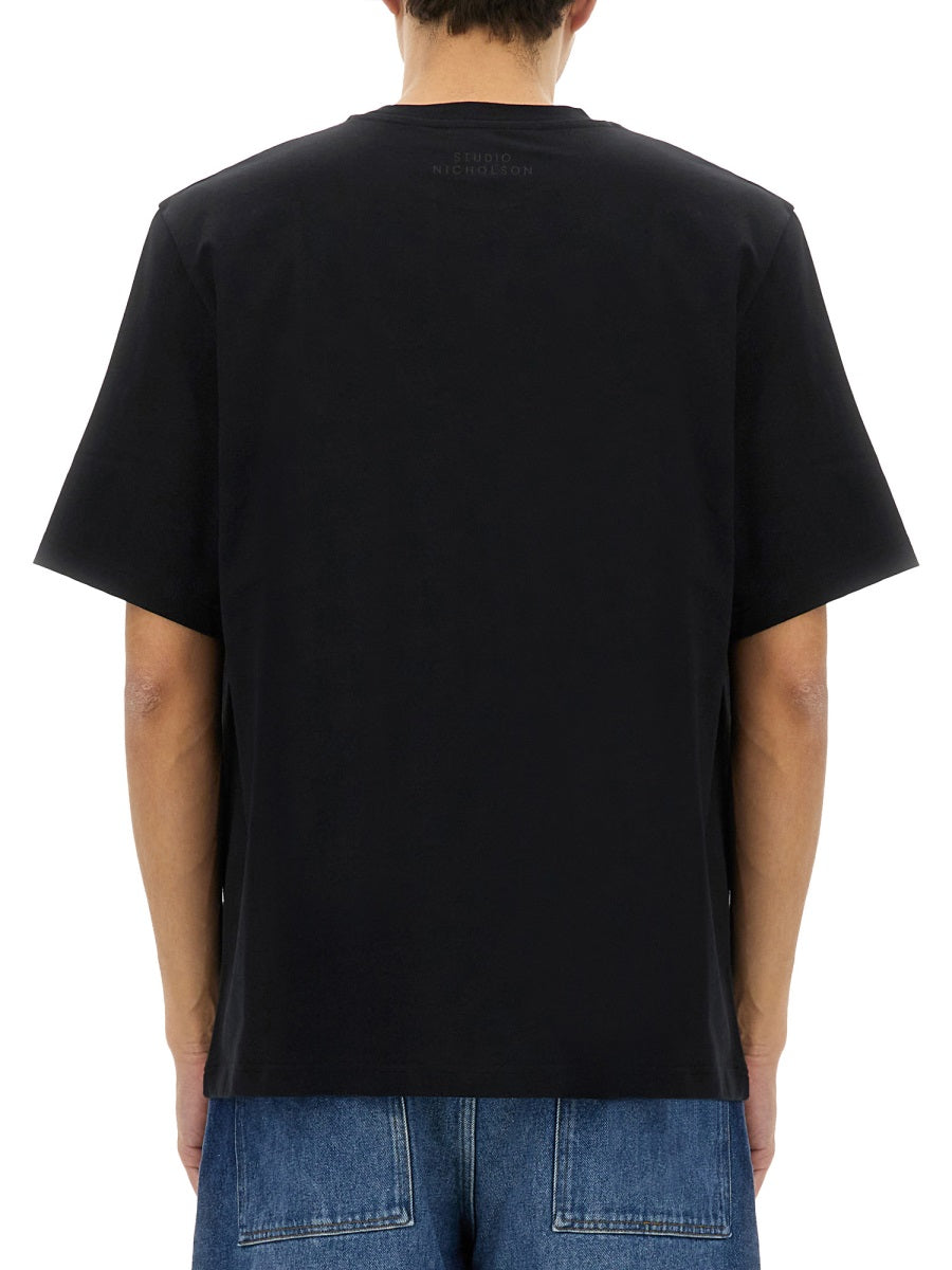 Studio Nicholson T shirts - Black | 39ac4aed06f82407482c696b103b36b9a540fa80