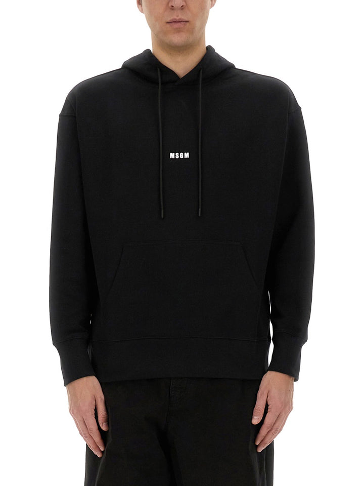 MSGM Sweatshirts - Black | Wanan Luxury