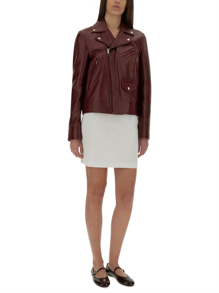 Gucci Leather Jackets - Bordeaux | 4ecfb8ad9a0f29e183a283bf364a0e0438646493