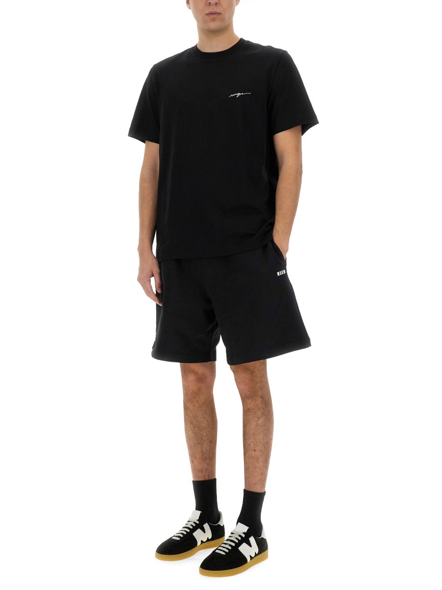 MSGM T shirts - Black | Wanan Luxury