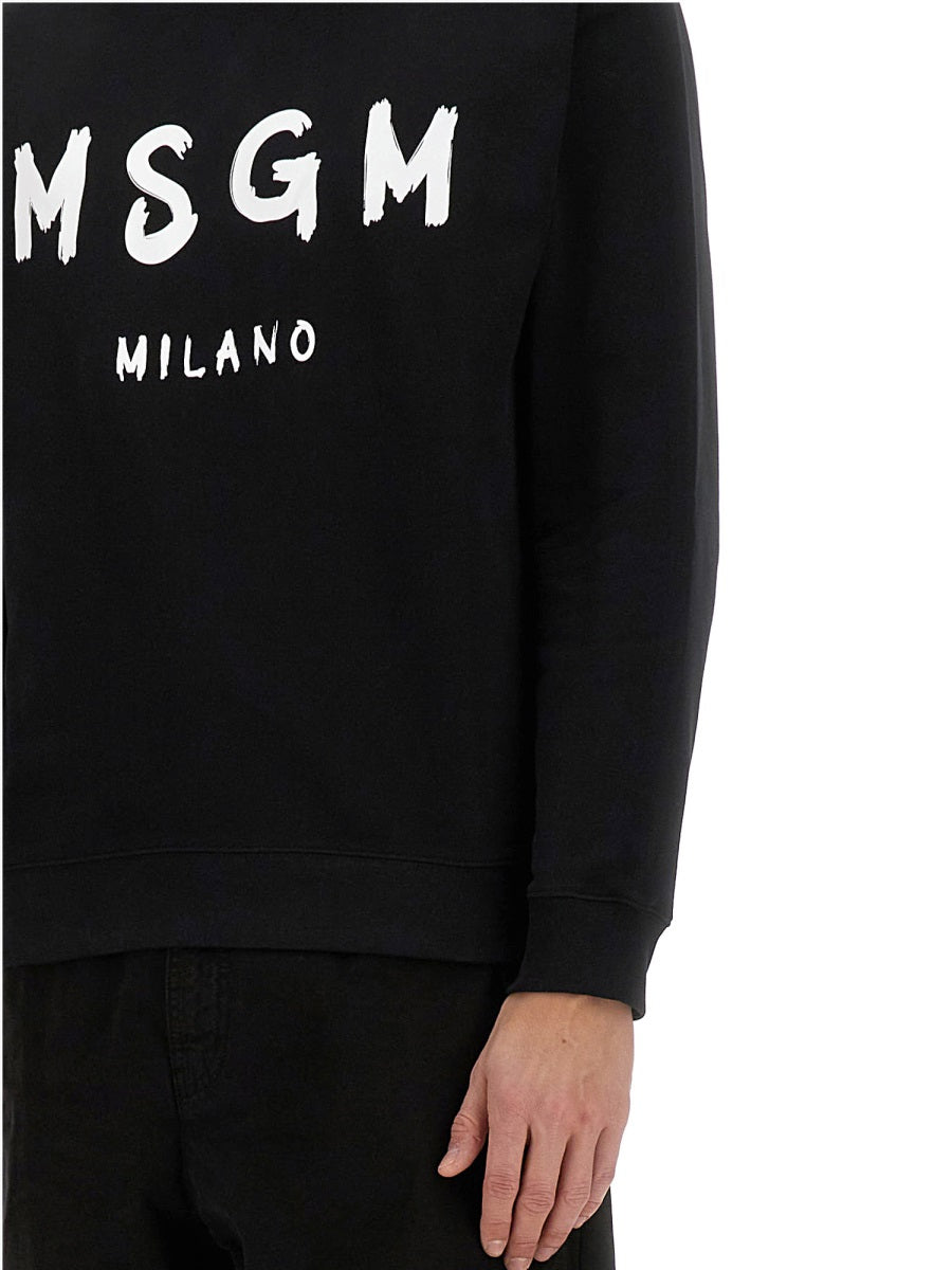MSGM Sweatshirts - Black | Wanan Luxury