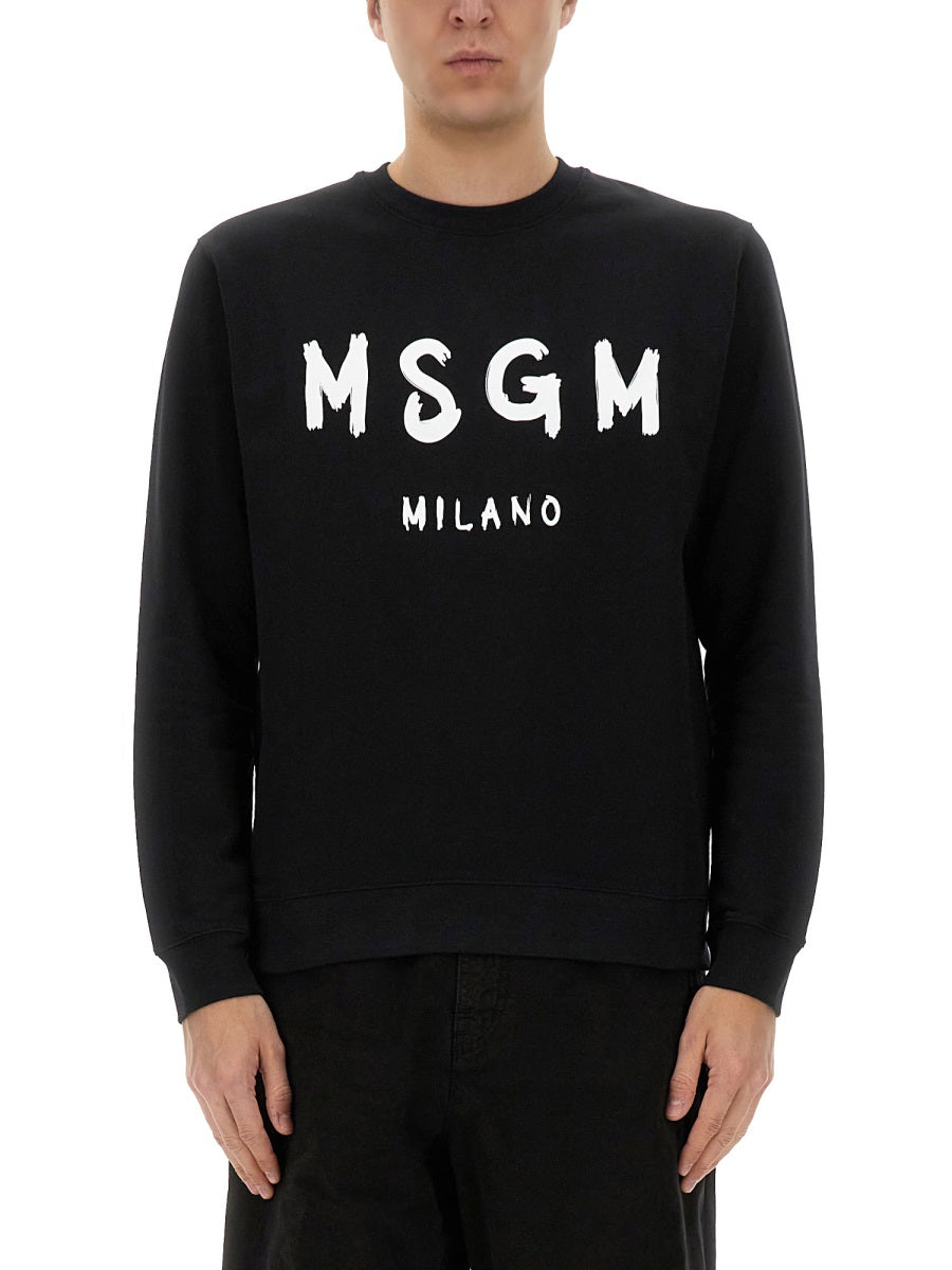 MSGM Sweatshirts - Black | Wanan Luxury