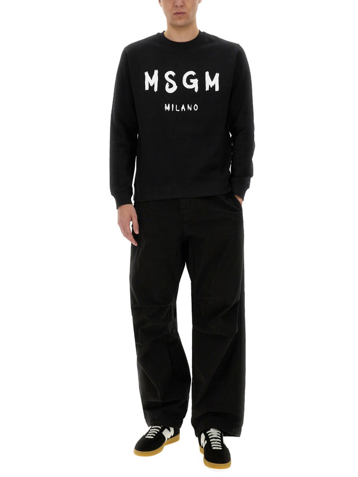 MSGM Sweatshirts - Black | Wanan Luxury