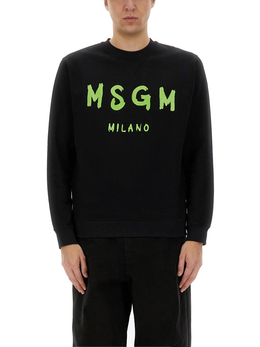 MSGM Sweatshirts - Black | Wanan Luxury