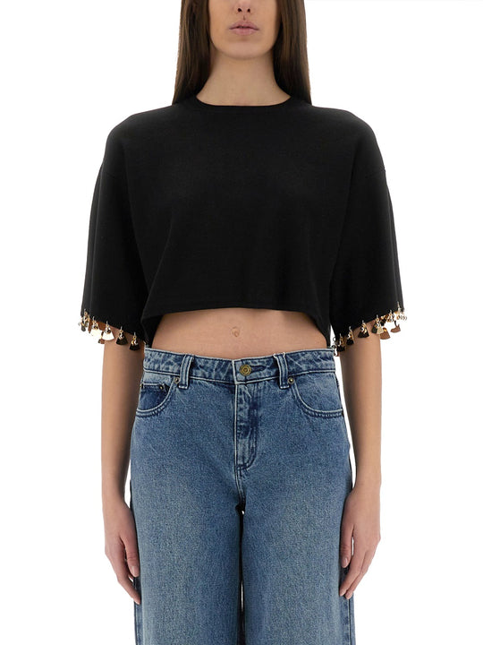 Knit Crop T-Shirt