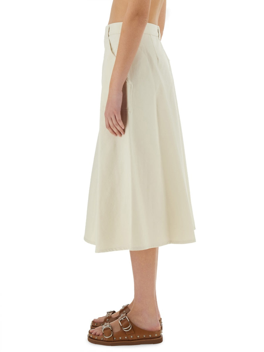 A.P.C. Skirts - White | Wanan Luxury