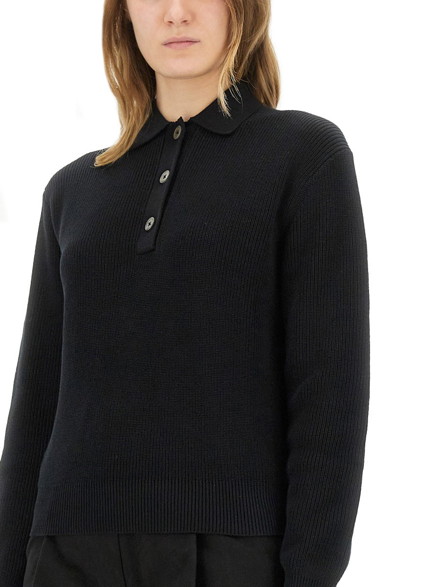 Studio Nicholson Polo - Black | Wanan Luxury