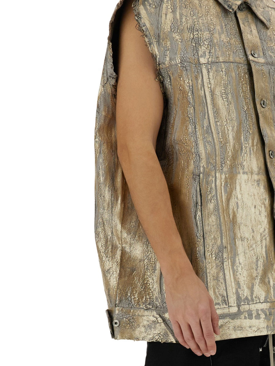 Rick Owens x Drkshdw Gilet - Gold | Wanan Luxury