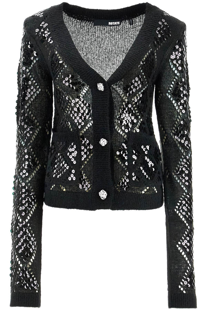 Perforated Cardigan With