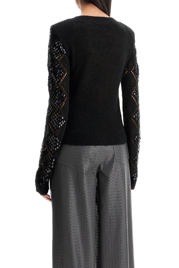 Perforated Cardigan With