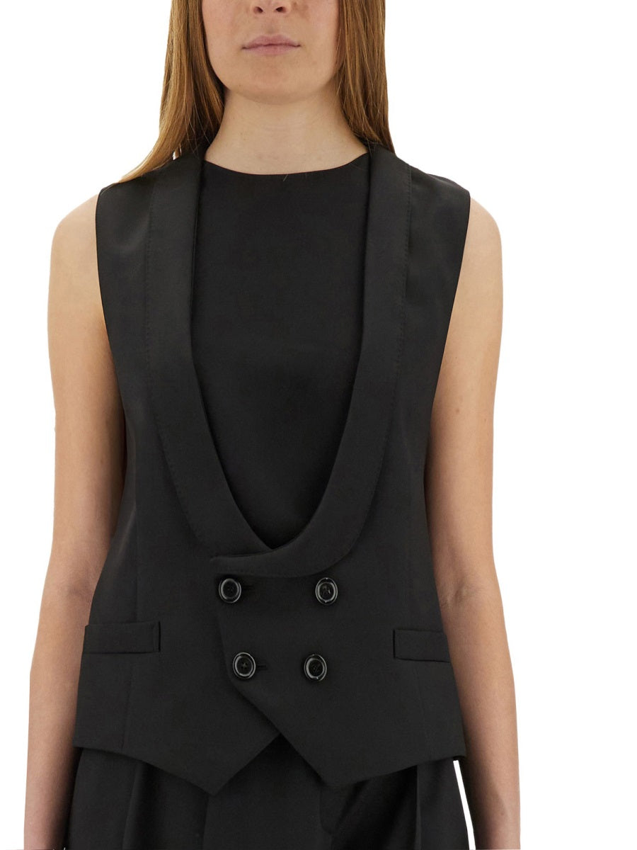 Moschino Gilet - Black | Wanan Luxury
