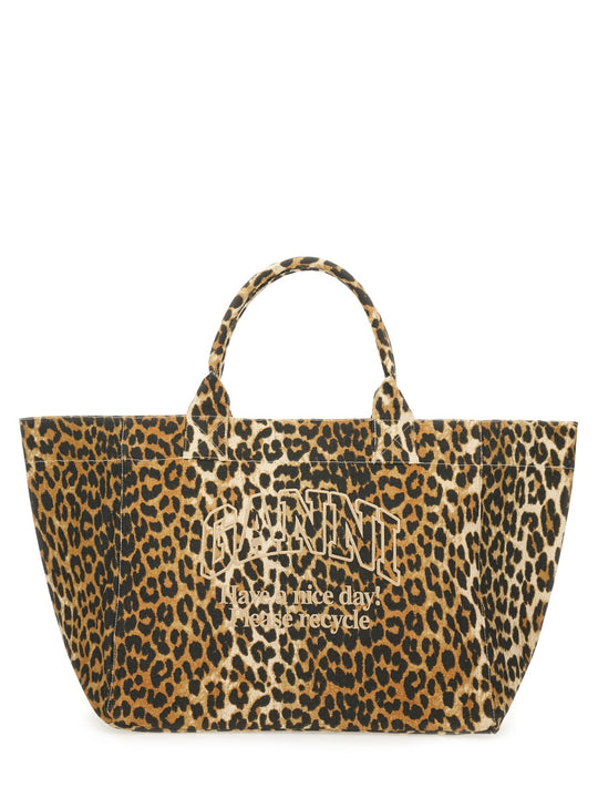 Tote Bag With Animal Pattern