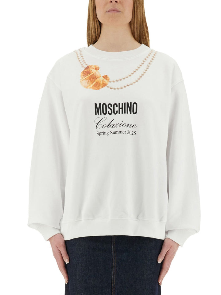 Moschino Sweatshirts - White | Wanan Luxury