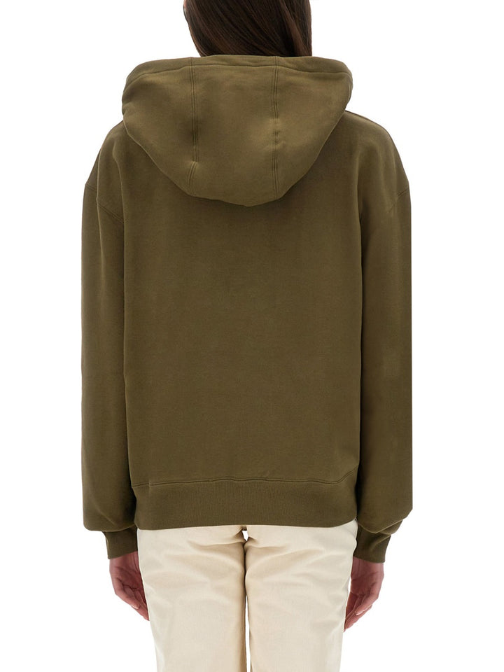Saint Laurent Sweatshirts - Green | f46ef87002febcf81aa3ab226f7bded325d098fd
