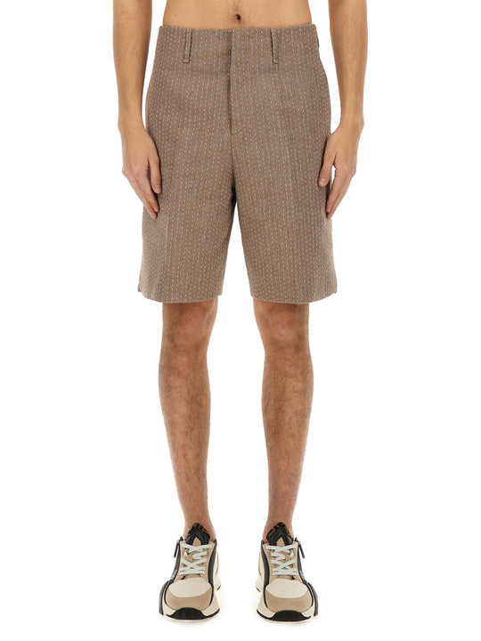 Jacquard Bermuda Shorts