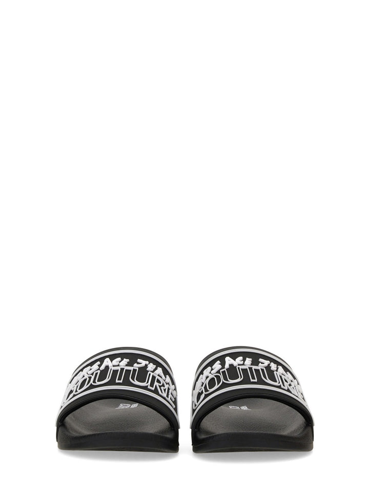 Versace Jeans Couture Sandals - Black | Wanan Luxury