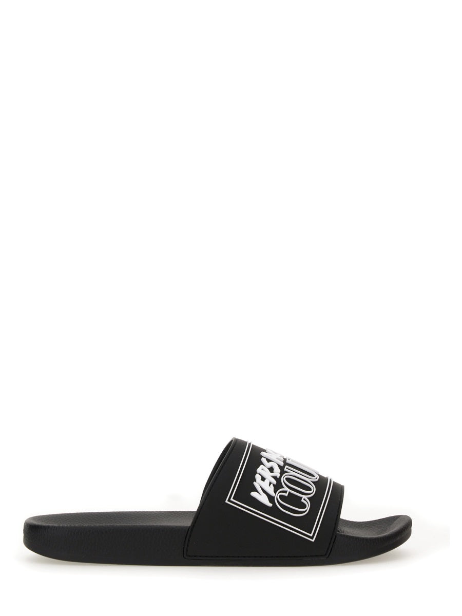 Versace Jeans Couture Sandals - Black | Wanan Luxury