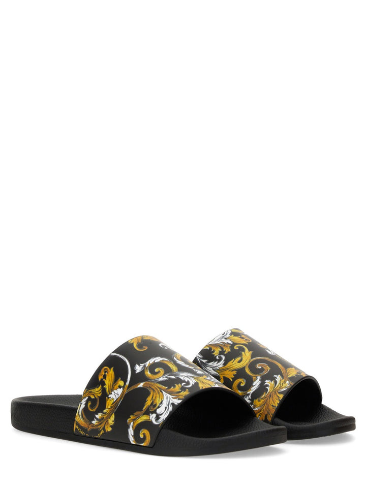 Versace Jeans Couture Sandals - Black | Wanan Luxury