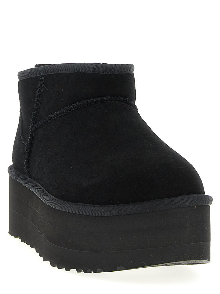 Ugg Classic Ultra Mini Platform Boots and Ankle Boots - Black | ed4f2e4a4821cc9f9f4d190a83a32f57463145b2