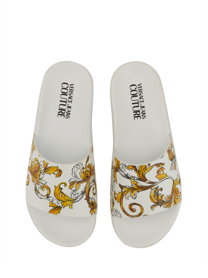 Versace Jeans Couture Sandals - White | Wanan Luxury