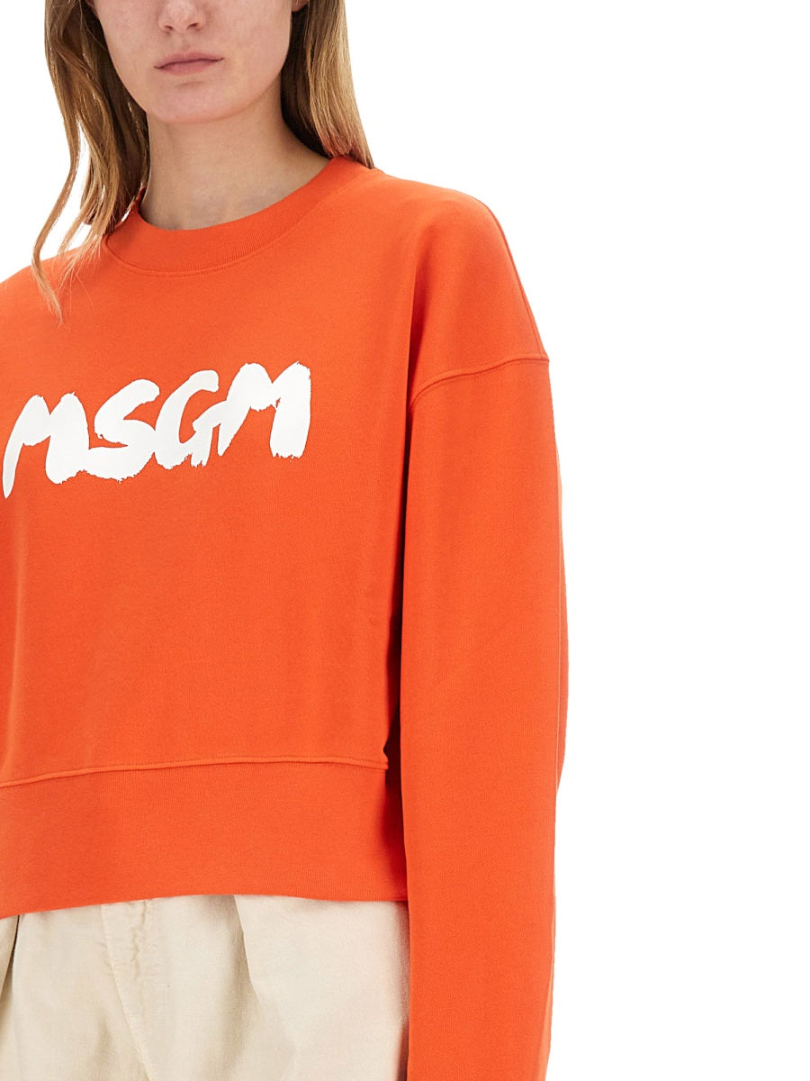 MSGM Sweatshirts - Red | Wanan Luxury