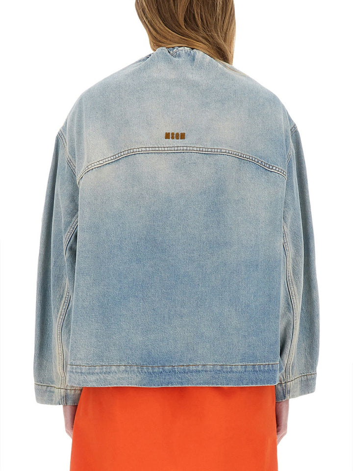 MSGM Jackets - Blue | Wanan Luxury