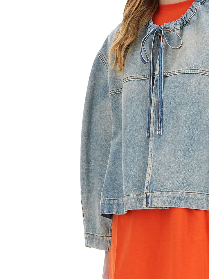 MSGM Jackets - Blue | Wanan Luxury