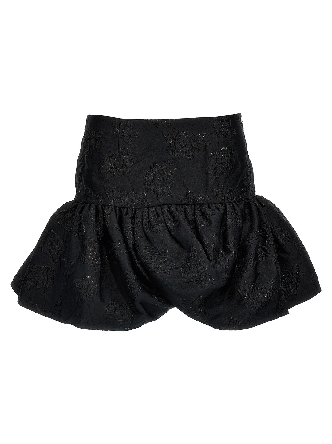 Jacquard Mini Skirts Black