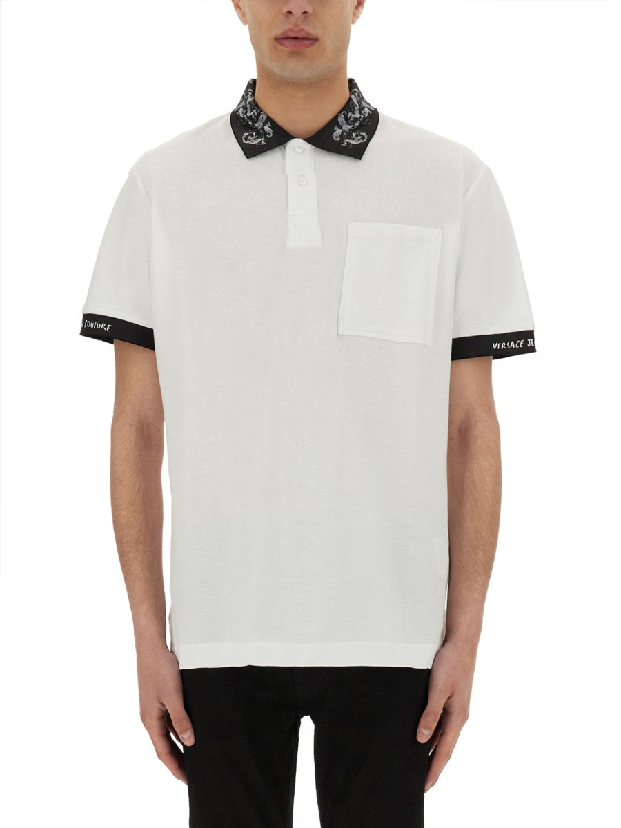 Versace Jeans Couture Polo - White | Wanan Luxury