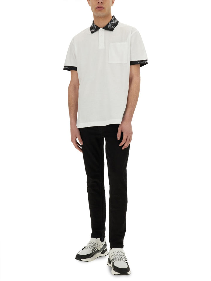 Versace Jeans Couture Polo - White | Wanan Luxury