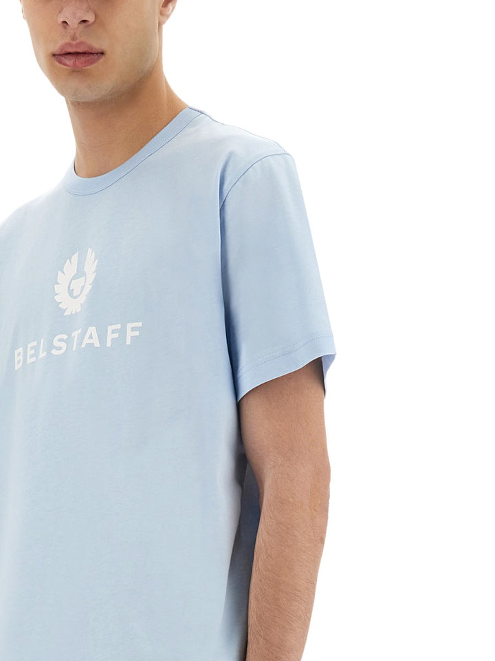 Belstaff T shirts - White, Light Blue | Wanan Luxury