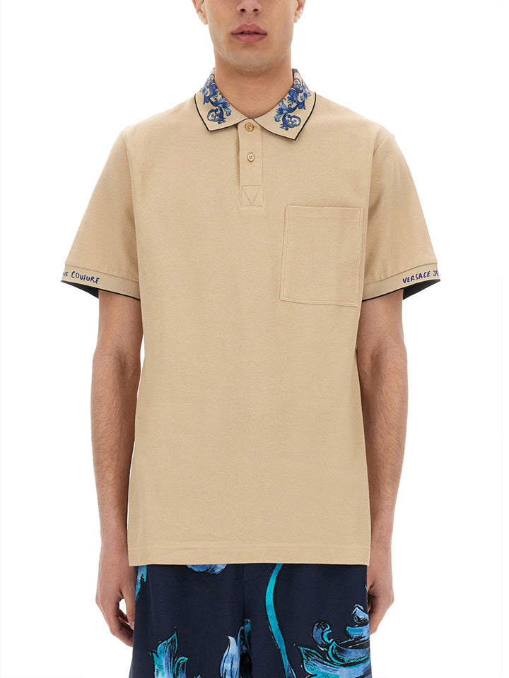 Versace Jeans Couture Polo - Beige | Wanan Luxury