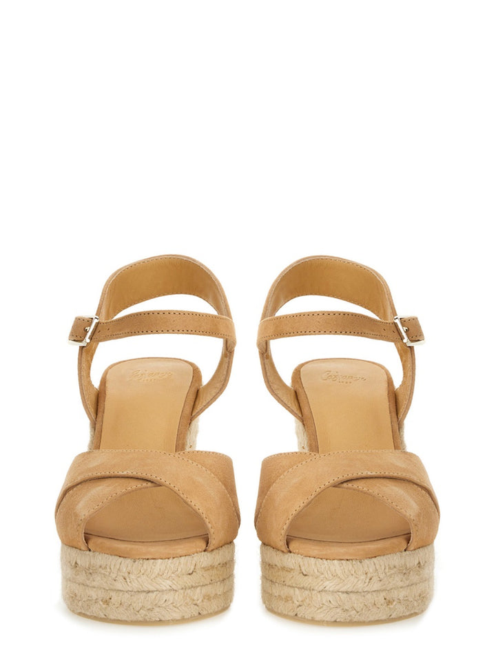 Castañer Wedges - Beige | Wanan Luxury