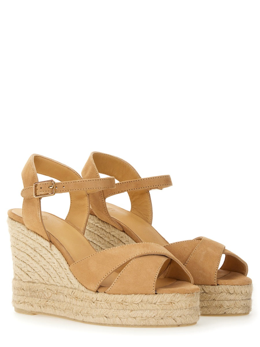 Castañer Wedges - Beige | Wanan Luxury