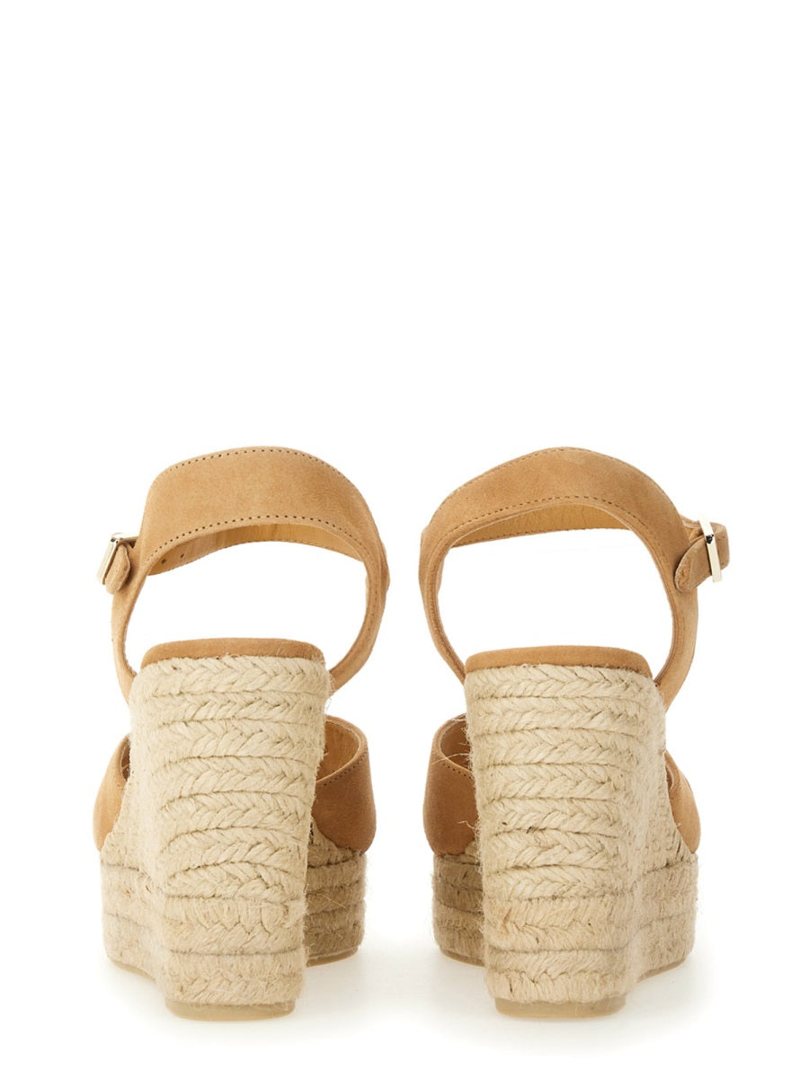 Castañer Wedges - Beige | Wanan Luxury