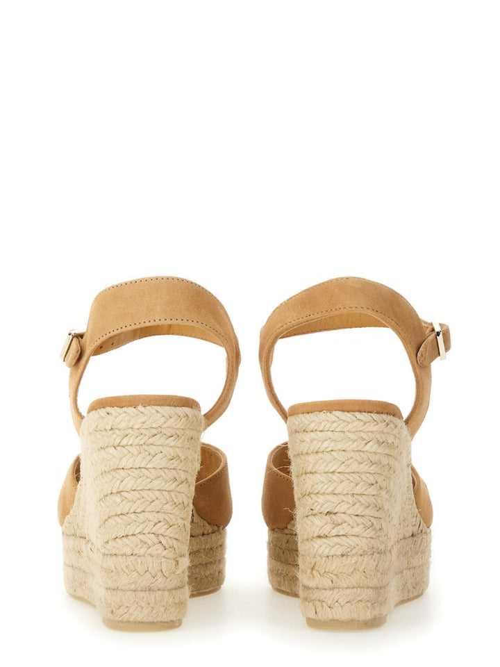 Castañer Wedges - Beige | Wanan Luxury