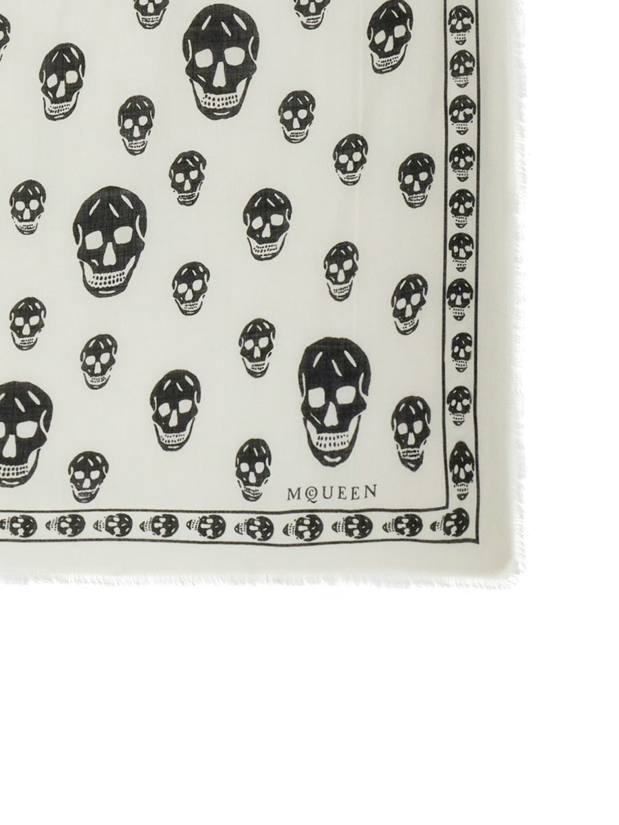 Alexander Mcqueen Scarves & Gloves - Ivory | 716229d5f99f52f42684fe98afb6fc1ddbcf0a2c