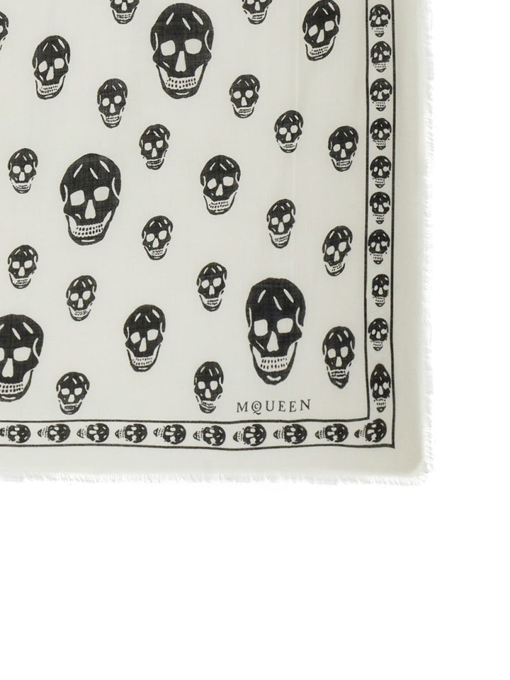 Alexander Mcqueen Scarves & Gloves - Ivory | 716229d5f99f52f42684fe98afb6fc1ddbcf0a2c