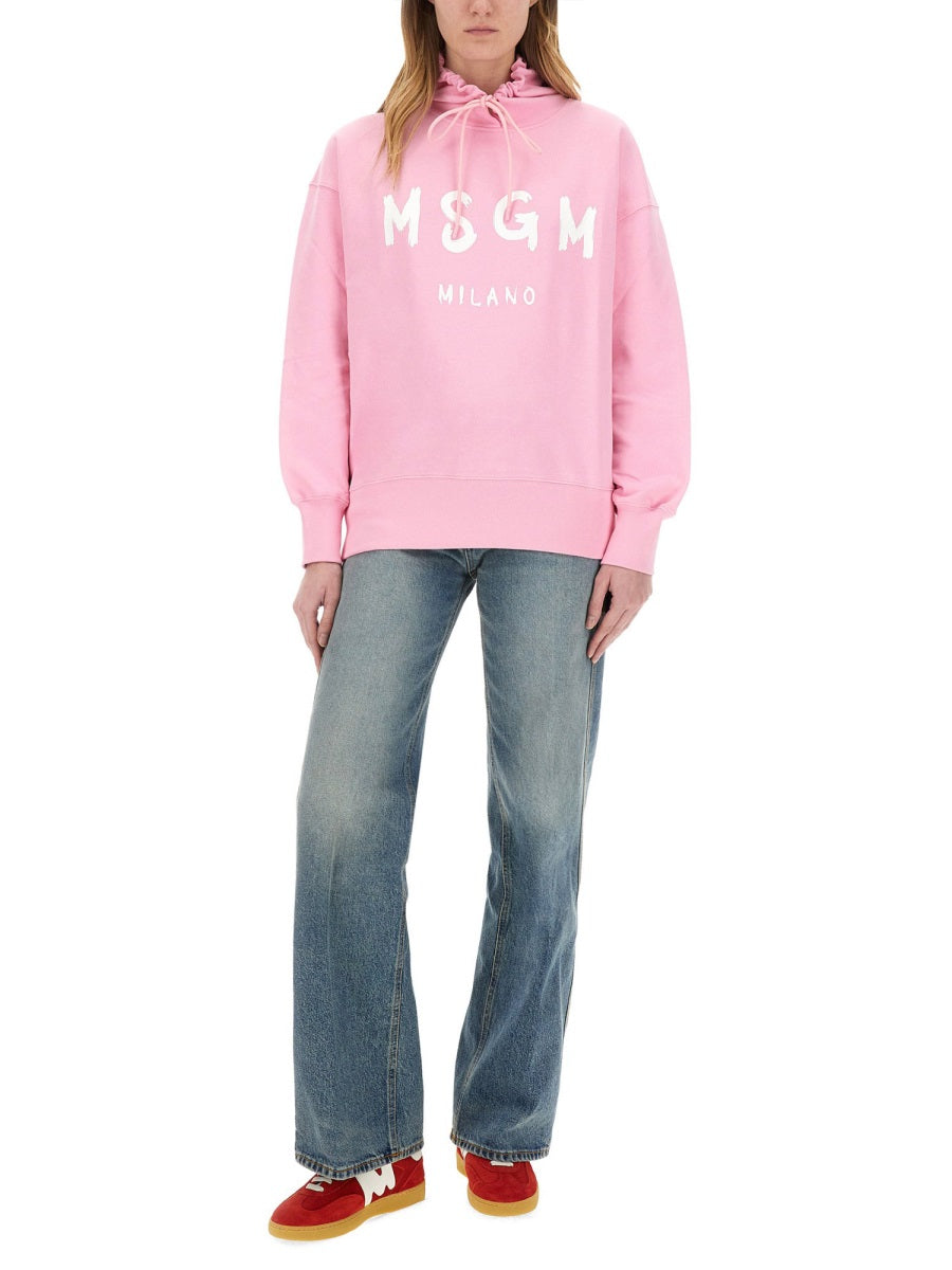 MSGM Sweatshirts - Pink | Wanan Luxury