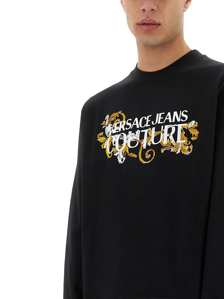 Versace Jeans Couture Sweatshirts - Black | Wanan Luxury