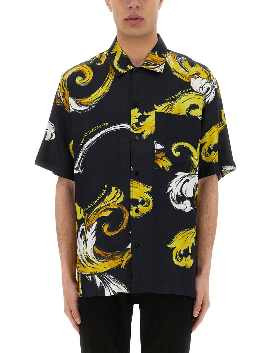 Versace Jeans Couture Shirts - Black | Wanan Luxury