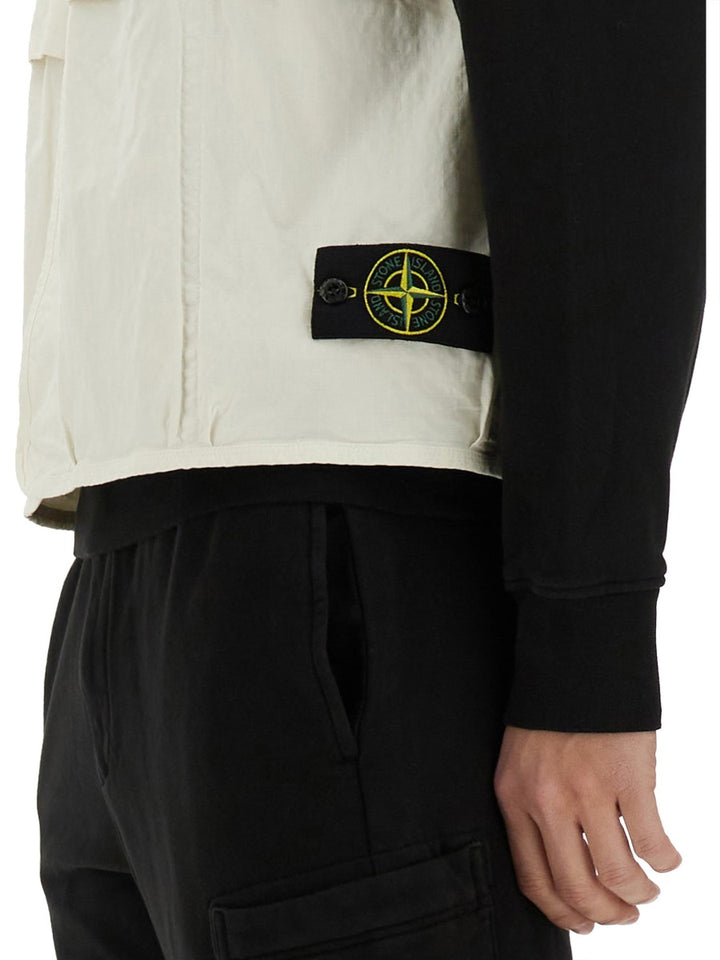 Stone Island Gilet - White | Wanan Luxury