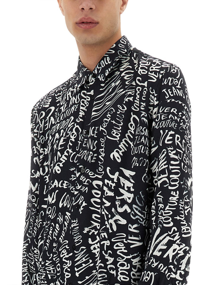Versace Jeans Couture Shirts - Black | Wanan Luxury