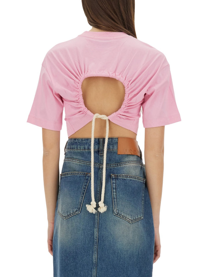 MSGM T shirts - Pink | Wanan Luxury